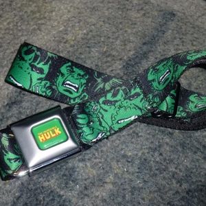 Buckle Down Incredible Hulk seat-belt belt. Marvel